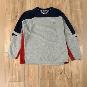 Vintage Tommy Hilfiger fleece Color Block sweatshirt size L